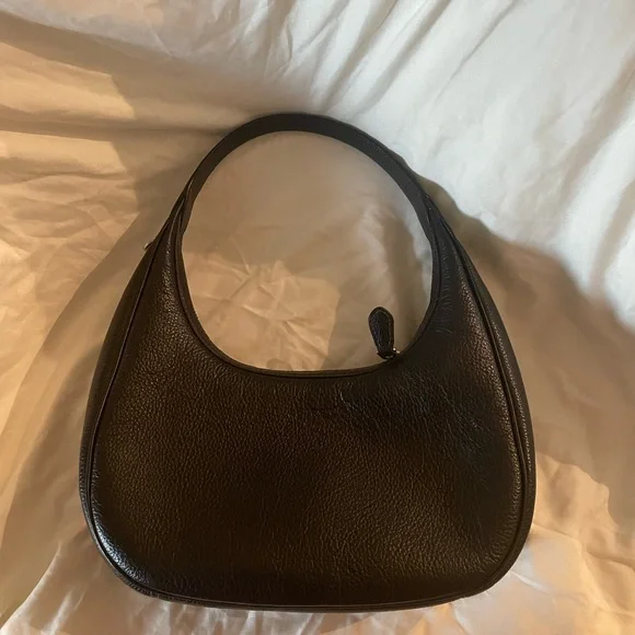 Coach Black Leather Shoulder Bag - Picture 1 of 6